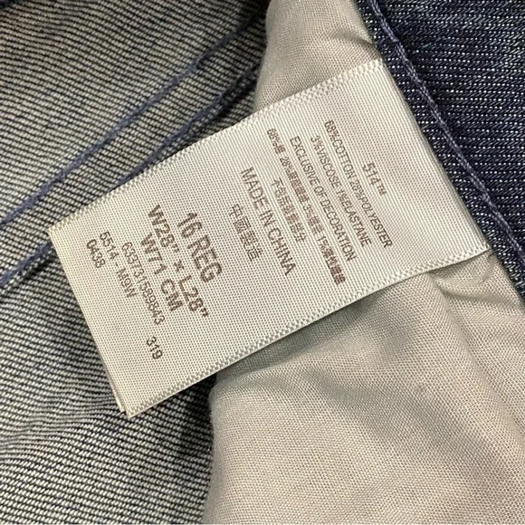 Levi’s 514 Straight, 16 Regular, 28x28, blue jeans - Picture 7 of 16